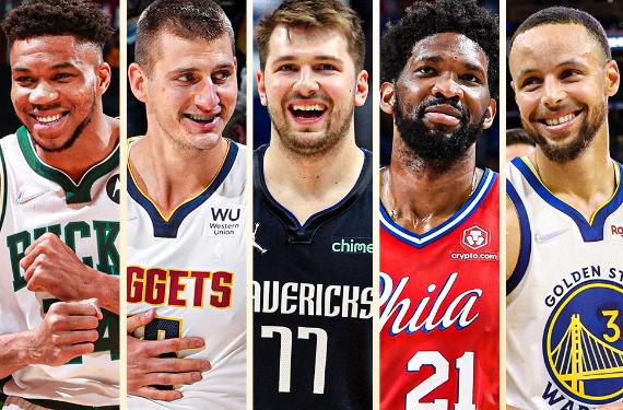 Doncic y Curry topan con muros: de Davis a Embiid, la NBA da un giro