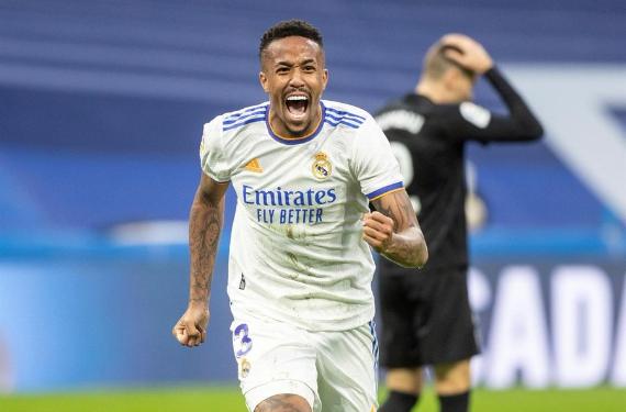 El Real Madrid duda con Militão y Ancelotti elige su mejor sustituto