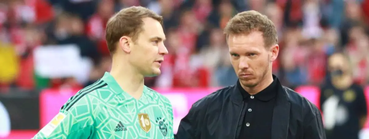 Nagelsmann no soporta a Neuer: lo quiere echar del Bayern y traerá al amigo de Modric en su lugar