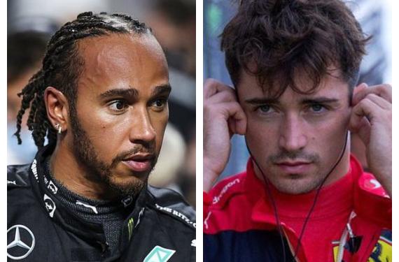 Charles Leclerc y Lewis Hamilton cruzan sus destinos y Mercedes se lleva la peor parte