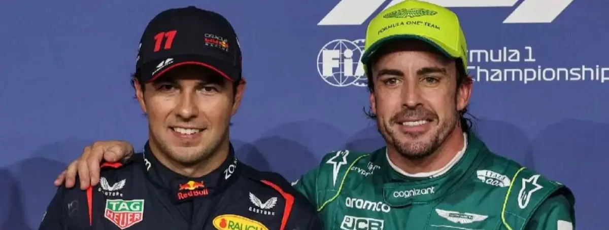 Checo Pérez aleja el mundial de Alonso y Verstappen celebra el cambio: apaga el incendio de Red Bull