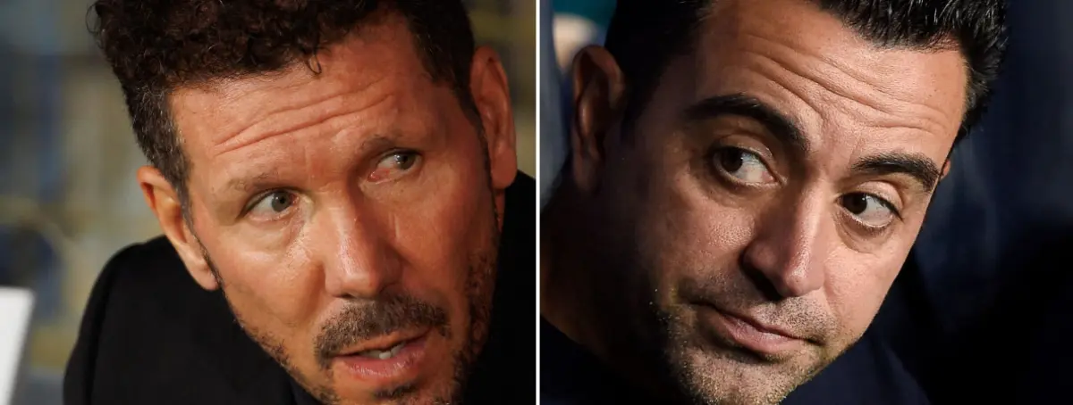 Simeone y Xavi cruzan sus caminos en la maniobra contra Florentino ¿Del Bernabéu al eterno rival?