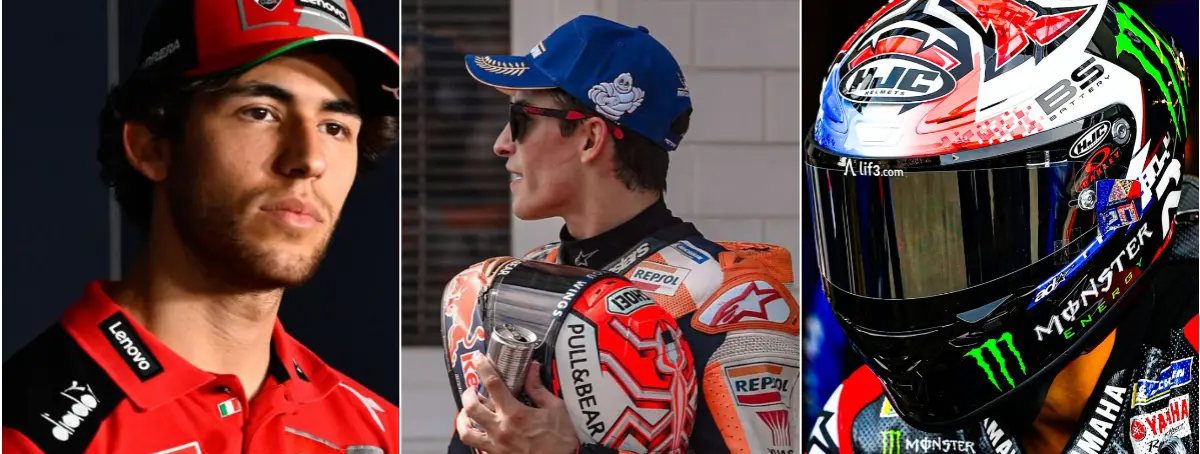 Marc Márquez impactado, se queda 'solo' y condicionado ante Bagnaia: KO de Bastianini y Quartararo