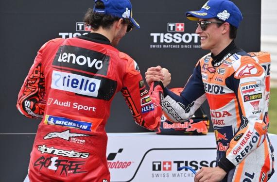 Márquez siembra la discordia en Ducati y Bagnaia tiene ya dos enemigos en casa: Mugello se calienta