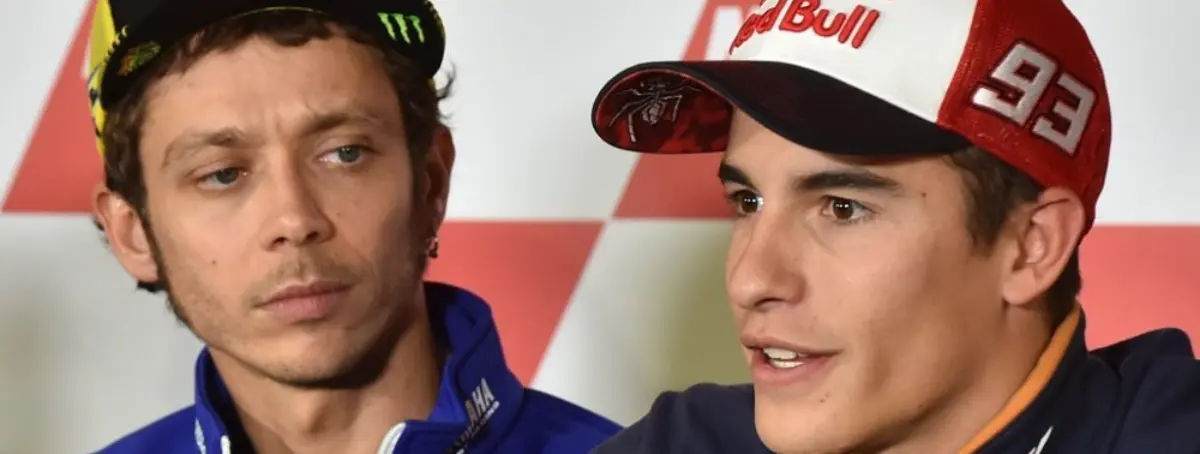 Antes de Silverstone, pese a KTM y Ducati, encontronazo de Márquez con Valentino Rossi y Bagnaia