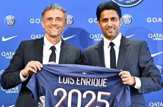 Luis Enrique remueve las aguas del PSG con un señalado que Nasser Al-Khelaïfi se negará a vender