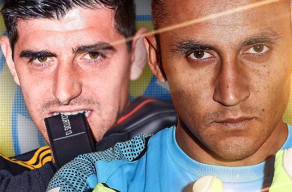 Thibaut Courtois provoca una bomba en Europa: Keylor Navas revive el sueño, con un tapado increíble