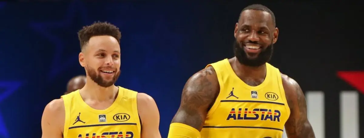 Sorpresón NBA que eclipsa a Doncic y Porzingis: el 18 de febrero, LeBron James se unirá a Curry