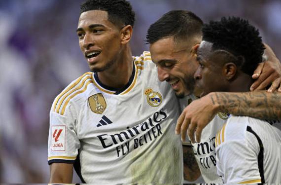 Desde Rodrygo y Joselu a Bellingham y Vinicius, rendidos a la nueva arma del Madrid: debut inminente