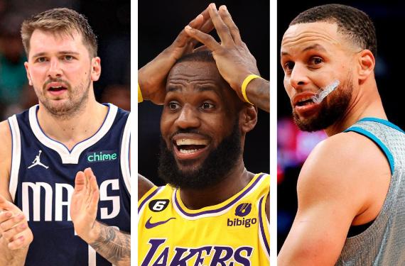 Porzingis y Luka Doncic asustan y LeBron James y Stephen Curry se retan y plantan cara a Jokic