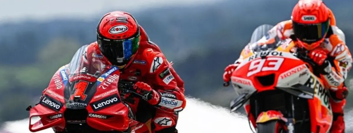 Marc Márquez toma el mando en Ducati: dardo bestial a Honda y se carga al intocable de Bagnaia