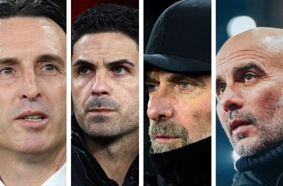 Vuelco exprés de Guardiola y Unai Emery contra Klopp y Arteta: La Premier echa humo ¡Vaya suerte!