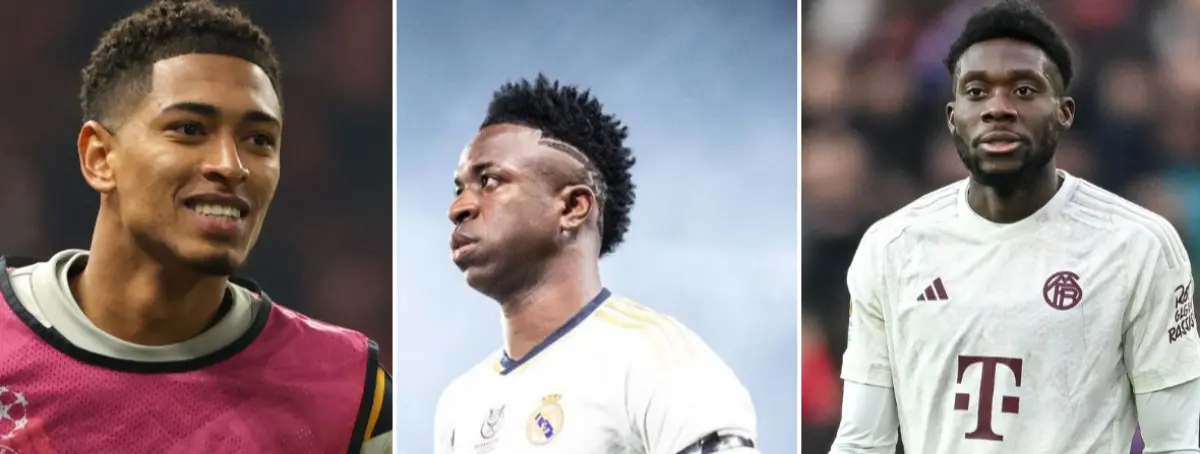 Unánime para Bellingham y Vinicius y Alphonso Davies da el OK: ridículo y nueva elástica para el as