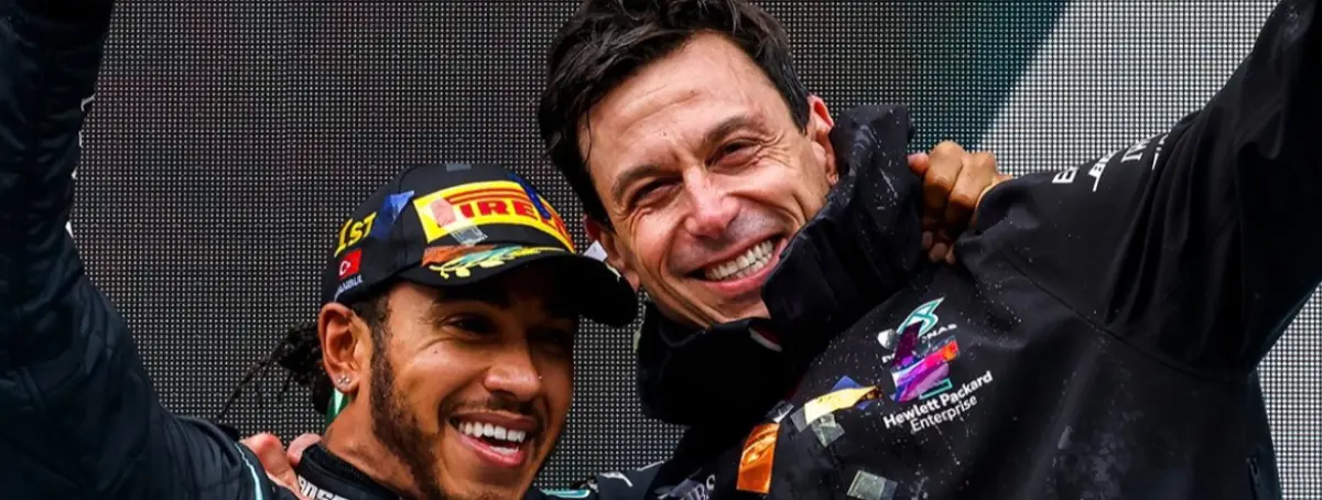 Hamilton habla antes de Imola y rompe los esquemas de Toto Wolff con su sustituto en Mercedes