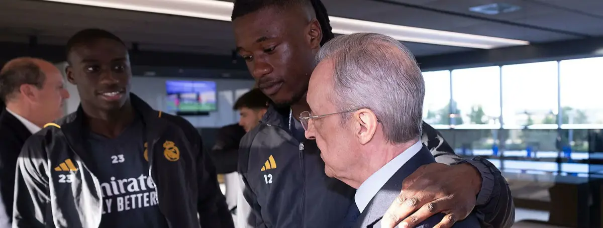 Camavinga, Tchouameni, Mbappé y Ancelotti hacen recular a Florentino: histórico frenazo de 51M