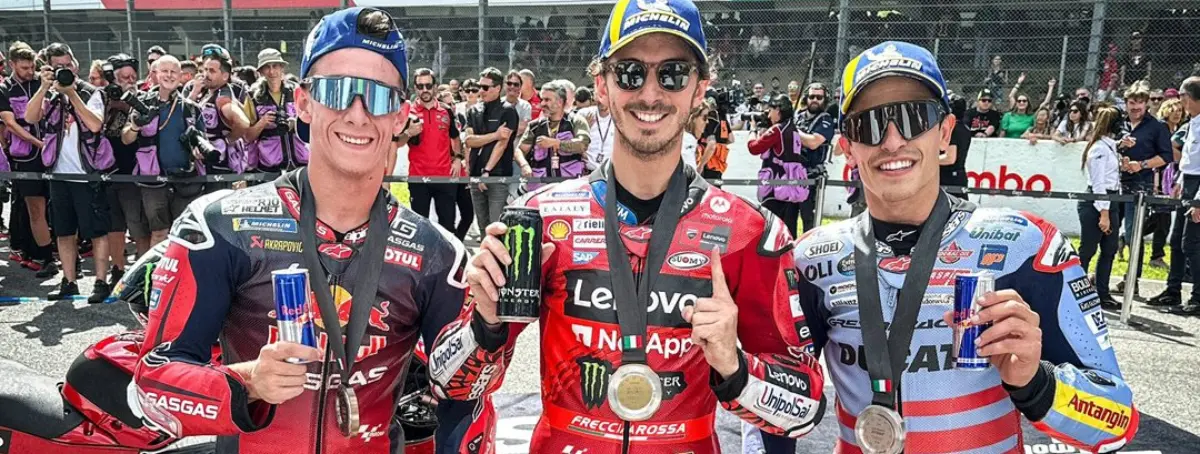 Pedro Acosta frenó a Valentino Rossi y demuestran cómo Marc Márquez puede acabar con Bagnaia