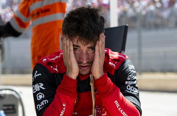La mala racha continúa: Charles Leclerc sufrió en el GP de Hungría; ni en los Libres 2 acabó entero