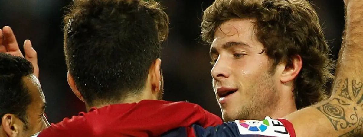 Sergi Roberto se marcha al Como de la Serie A y se reencuentra con un viejo compañero del Barça