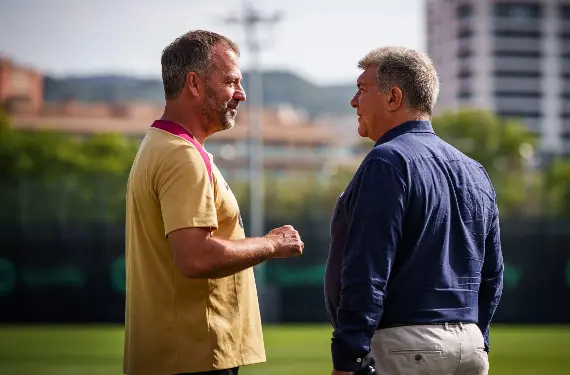 Laporta ya presiona a Flick antes del Clásico y Mbappé: sería el mayor perjuicio al Barça en 15 años