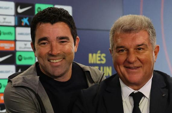 Deco le saca una sonrisa a Laporta; se prepara el primer fichaje para el Barça: 62M y 6 temporadas