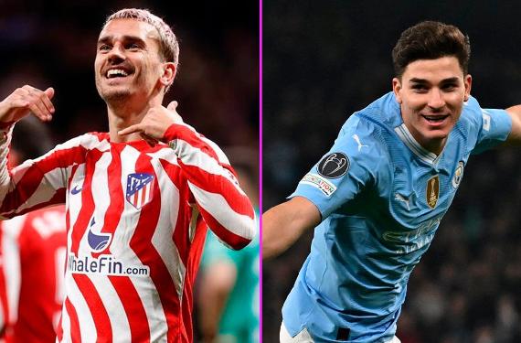 Sonrisa absoluta de Julián y Griezmann: además de Gallagher, Simeone acerca al campeón de Europa