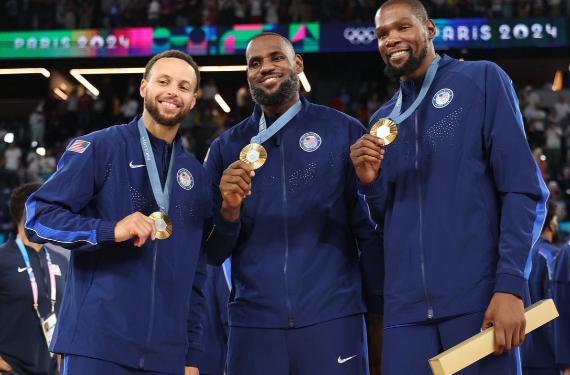 Edwards, Durant y Curry no festejaron la medalla dorada en París; la figura de Wolves contó qué pasó