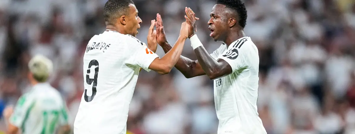 El increíble gesto que tuvo Vinicius Junior con Mbappé en el triunfo del Real Madrid ante el Betis