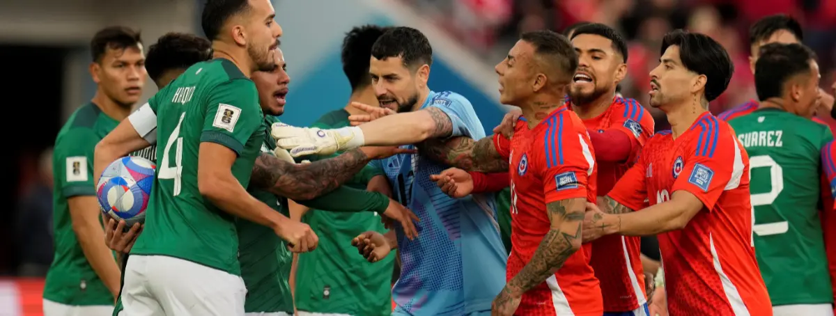 Chile-Bolivia: el polémico gol ‘sin fair play’ que desató un batalla campal entre los jugadores