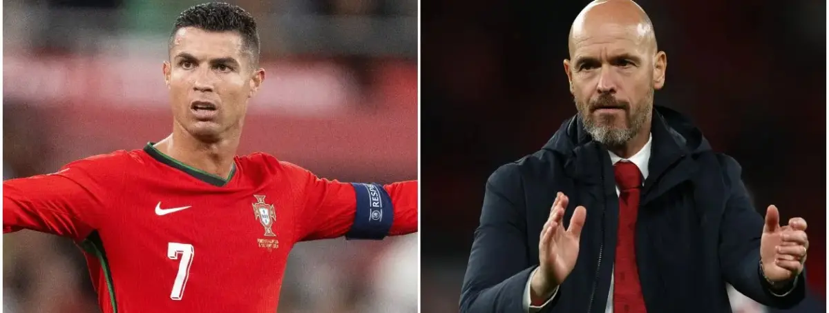 Arde el United: Erik ten Hag le responde a Cristiano Ronaldo; el 'like' de una figura del Manchester