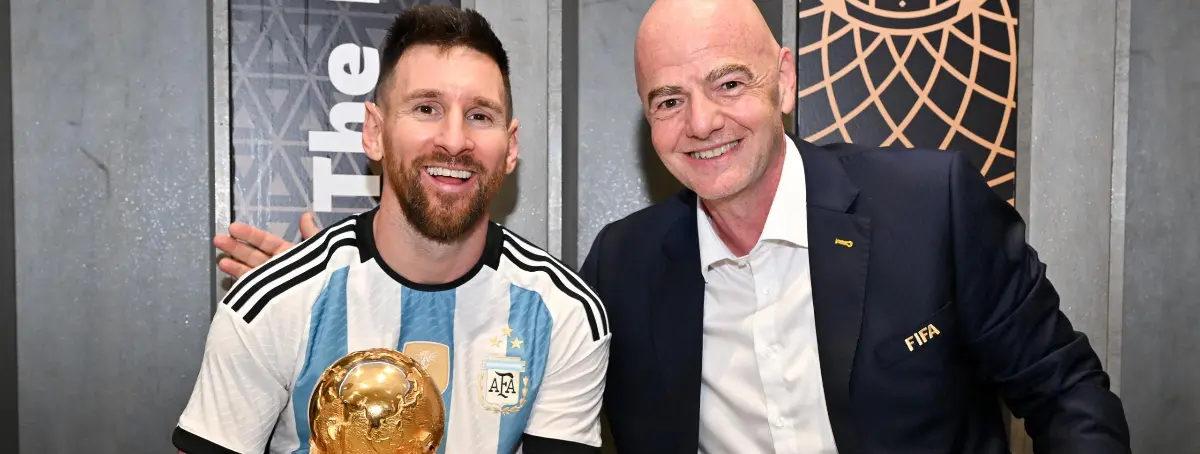 Messi y Suárez pueden levantar un trofeo sin ganar la MLS: Infantino, atento a lo que pasa en Miami