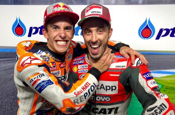 Márquez revela 2 armas nuevas y su gran enemigo por encima de Rossi mete miedo con ellas a Bagnaia