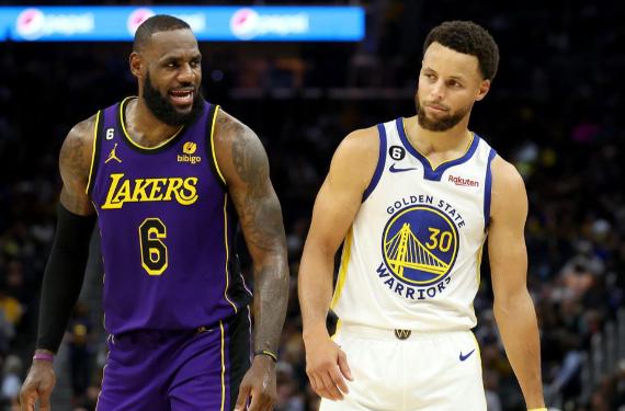 Sigue el tire y afloje entre LeBron James y Curry: por el ‘no’ de Lakers, Warriors lo ve y lo toma