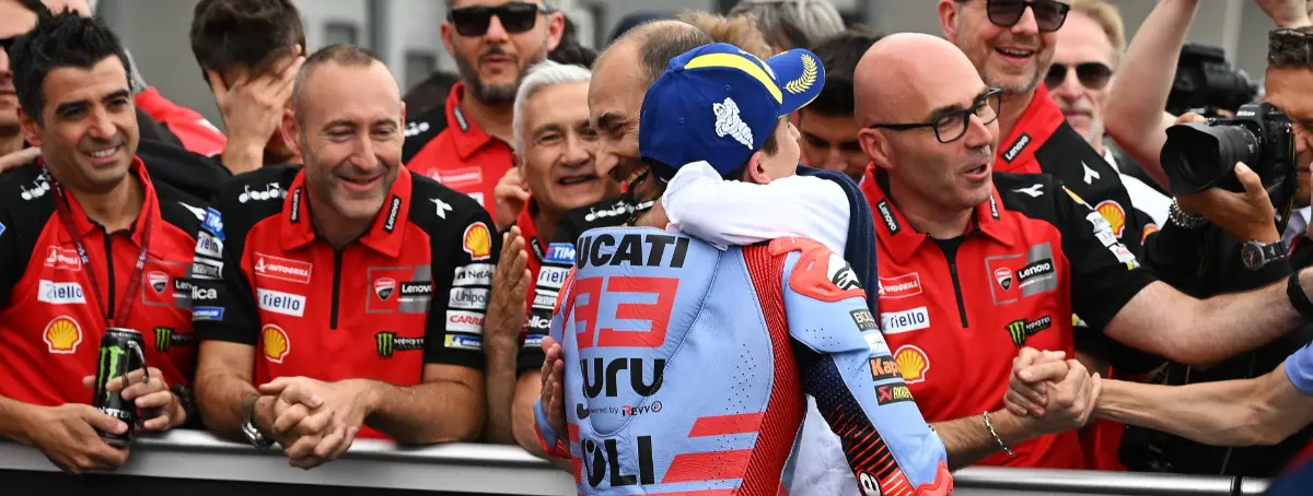 Biaggi, Agostini y Domenicali, las cartas sobre la mesa: Bagnaia, Jorge Martín, Marc Márquez y 2025