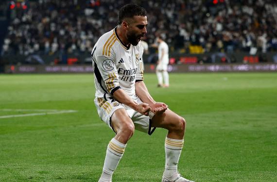 Dani Carvajal le da una buena noticia a Ancelotti, pero no alcanza: el Madrid ya tiene al reemplazo