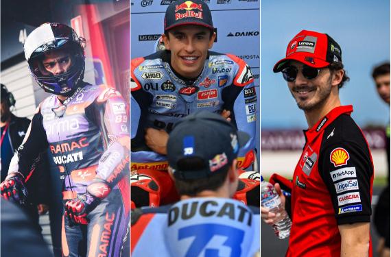 Marc Márquez revive Aragón y mete miedo a Ducati, además de un palo a Bagnaia con Jorge Martín