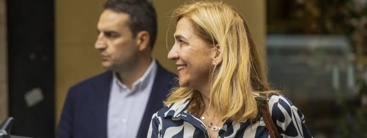 La infanta Cristina irá al cumpleaños de su madre con el empresario de Barcelona con el que convive hace 1 año