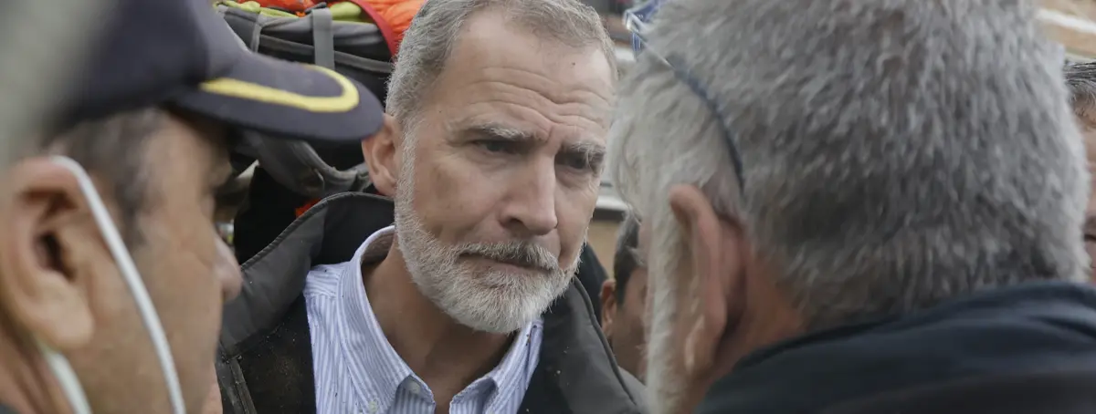 Felipe VI regresó de Valencia a Madrid llorando, nunca se la ha visto peor, totalmente roto