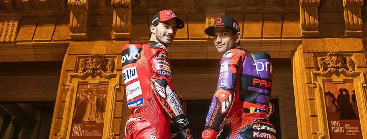 Ducati rompe su silencio, zasca a Jorge Martín y halago a Bagnaia