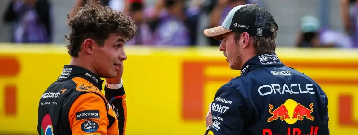 Lando Norris se burla de Verstappen, se enciende la batalla