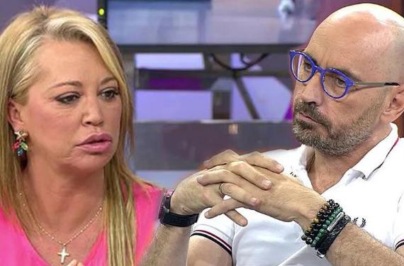 Belén Esteban hunde a Diego Arrabal y le amenaza con que hable de su mujer y de su herencia