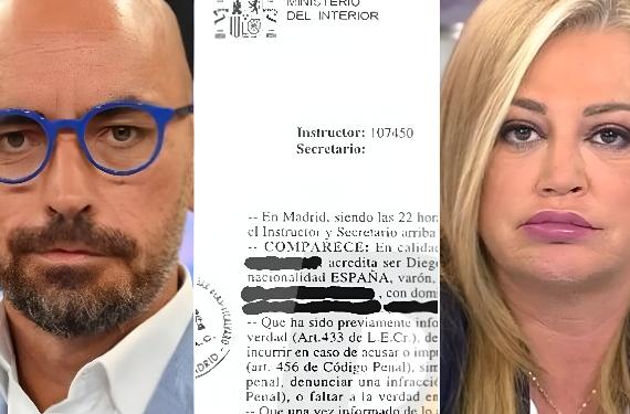 Diego Arrabal reta a Belén Esteban a hablar de la denuncia que ocultó Telecinco