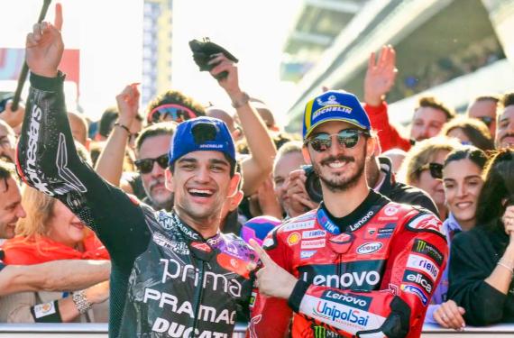 El inesperado gesto de Bagnaia con Jorge Martín tras su victoria en MotoGP