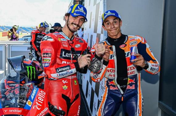 El duelo Márquez y Bagnaia complica a Ducati, tensión máxima