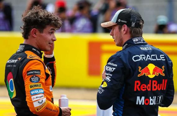 Lando Norris se burla de Verstappen, se enciende la batalla