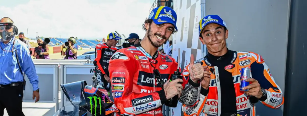 Ducati desata la rivalidad entre Márquez y Bagnaia, la colaboración es clave