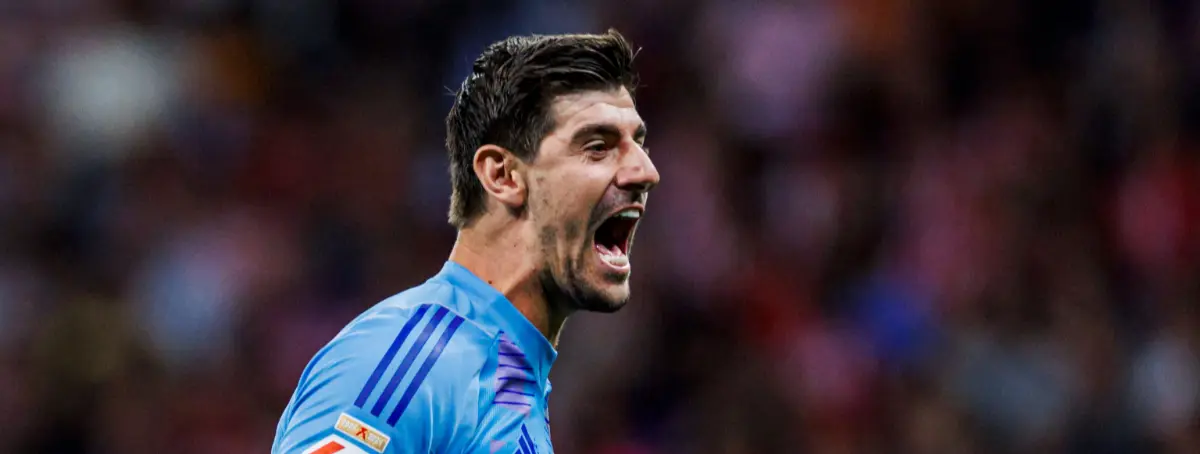 Courtois, por primera vez, escucha una oferta para salir del Real Madrid