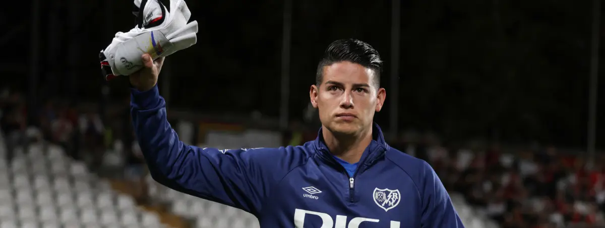 James Rodríguez ya tiene sustituto en el Rayo Vallecano, fuera y en enero el ex de Real Sociedad y el Sevilla