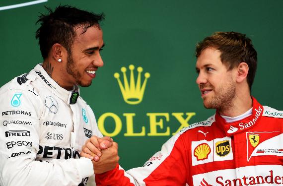 Lewis Hamilton rinde homenaje a Sebastian Vettel como el mejor campeón