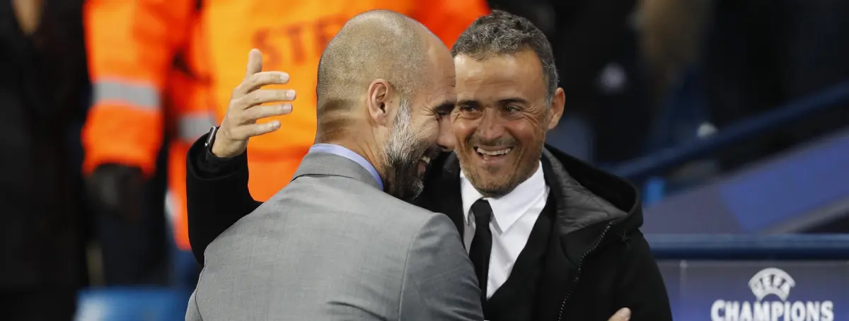 Pep Guardiola destroza a Luis Enrique, el Manchester City le gana la puja al PSG