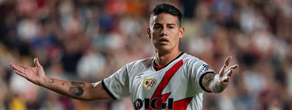 James Rodríguez ya no aguanta más en el Rayo Vallecano, se va gratis a otro equipo